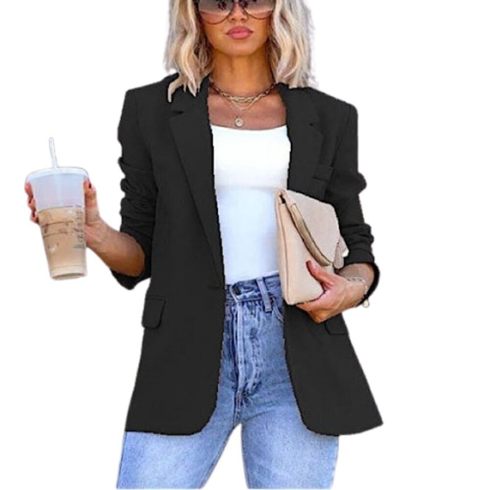 🆕 MIEKA Women’s open front blazer Size 10
